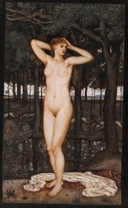 Diana no banho, 1872 de Walter Crane