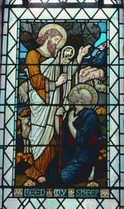 "Feed My Sheep" de Walter Crane (1845-1915) de Walter Crane