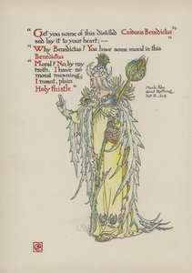 Flores do jardim de Shakespeare de Walter Crane