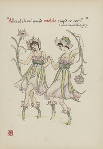Flores do jardim de Shakespeare de Walter Crane