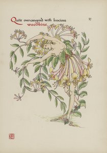 Flores do jardim de Shakespeare de Walter Crane