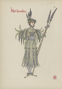Flores do jardim de Shakespeare de Walter Crane