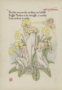 Flores do jardim de Shakespeare de Walter Crane