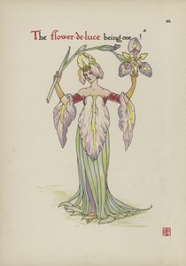 Flores do jardim de Shakespeare de Walter Crane
