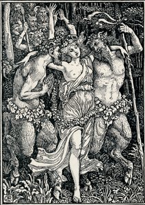 Ilustração para o Faerie Queene, c1890, 1897 de Walter Crane