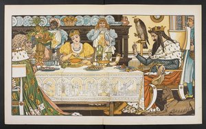 Ilustração para o Príncipe Sapo. de Walter Crane
