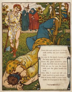 Jack e o pé-de-feijão (cor litho) de Walter Crane