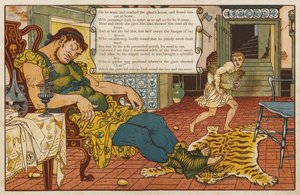 Jack e o pé-de-feijão (cor litho) de Walter Crane