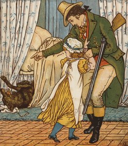 Capuchinho Vermelho (cor litho) de Walter Crane