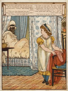 Capuchinho Vermelho (cor litho) de Walter Crane