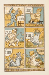 Palavras rimadas que terminam na letra N. A cartilha dourada. de Walter Crane