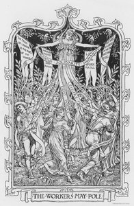 Os trabalhadores Maio Pólo de Walter Crane
