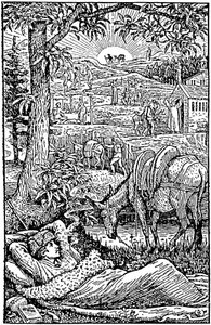 Viagens com um burro no Cevennes (Viagens com um burro no Cevennes) por Robert Louis Stevenson. da noite, L