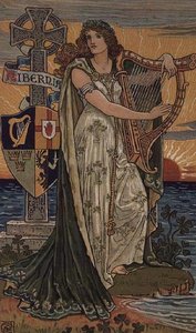United Ireland, Calendário para 1897, feito para Royal Ulster Works, Belfast de Walter Crane