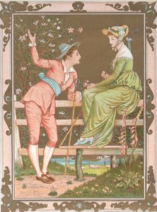 Valentine, 1876. de Walter Crane