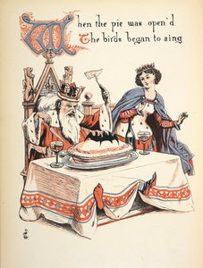 Quando a tarte estava aberta, as aves começaram a cantar. de Walter Crane