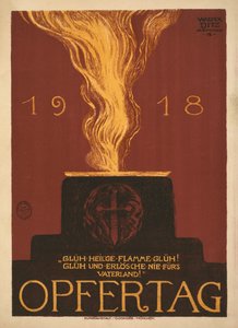 1918 Opfertag Dia do sacrifício, 1918. de Walter Ditz
