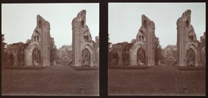 Abadia de Glastonbury, Glastonbury, Mendip, Somerset, 1913.