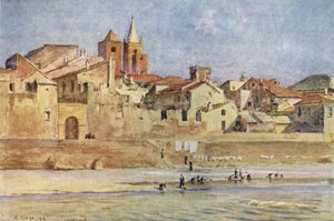 Albenga, da Centa, Itália de Walter Frederick Roofe Tyndale