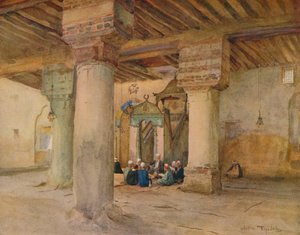 A mesquita em Kosseir, c1905, 1912 de Walter Frederick Roofe Tyndale