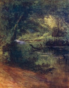 A Nova Floresta: Northgate, perto de Culverley, no Lodge Walk (cor litho) de Walter Frederick Roofe Tyndale