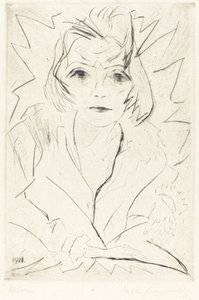 Madchen Girl, 1921. de Walter Gramatte