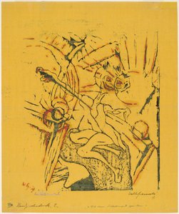 A brincar com o Suicídio, 1919. de Walter Gramatte