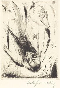 The Fall into Infinity, 1918. de Walter Gramatte