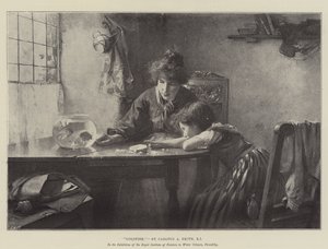 Peixe-dourado (litho) de Walter Granville-Smith