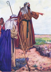 Muitas escolhas, de The Bible Picture Book publicado por Thomas Nelson, c.1950