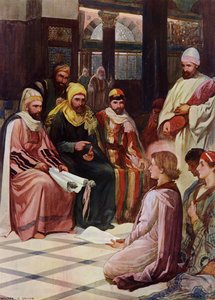 O Menino Jesus no Templo (cor litho)