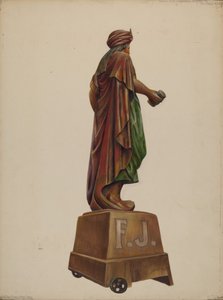 Cigar Store Figure, c. 1937. de Walter Hochstrasser