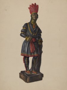 Cigar Store Indian, c. 1936. de Walter Hochstrasser