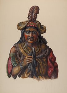 Cigar Store Indian, c. 1937. de Walter Hochstrasser