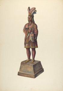 Cigar Store Indian, c. 1937.