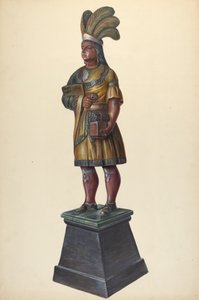 Cigar Store Indian, c. 1937. de Walter Hochstrasser