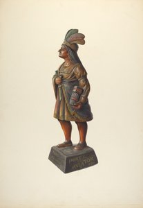 Cigar Store Indian, c. 1937. de Walter Hochstrasser