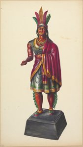 Cigar Store Indian, c. 1937.