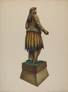 Cigar Store Indian, c. 1937. de Walter Hochstrasser