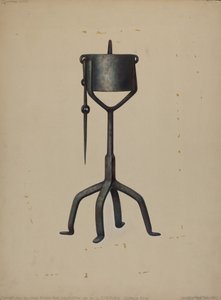 Lâmpada de óleo, c. 1938. de Walter Hochstrasser