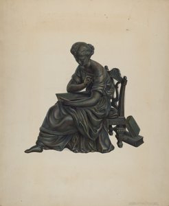 Decoração do Relógio de Estátua, c. 1939.
