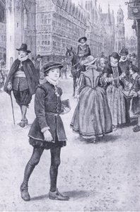Herrick dá uma volta por Cheapside, ilustração da My Magazine de Walter Paget