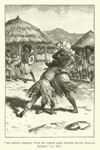 Ilustração para King Solomons Mines por H Rider Haggard de Walter Paget