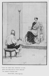 Ilustração para a Odisséia do Papa de Homero (litho) de Walter Paget