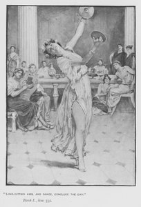 Ilustração para a Odisséia do Papa de Homero (litho) de Walter Paget