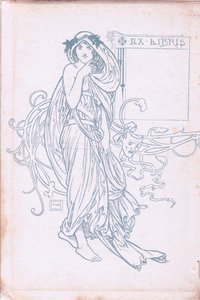 Design da capa interna (verde e branco), de 1900 de Walter Paget
