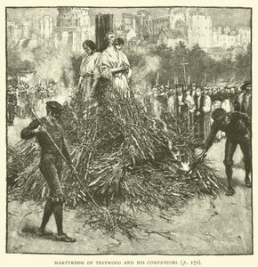 Martírio de Testwood e seus companheiros de Walter Paget