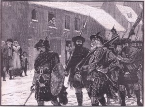 Retiro dos Highlanders AD 1716 de Walter Paget