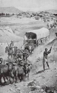 A Grande Viagem dos Bóeres ao Natal em 1835-36 (litografia) de Walter Paget