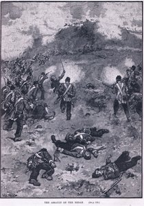 O ataque ao Redan 1855 AD de Walter Paget